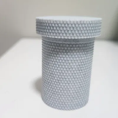 Hộp Chứa Đồ Dạng Trụ Vân Knurling (Knurled Storage Container)