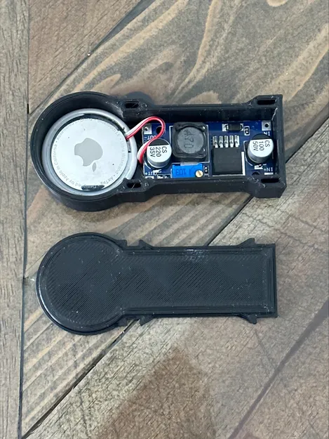 Vỏ Airtag Vehicle Tracker (không cần subscription) dùng LM2596 - Image 1