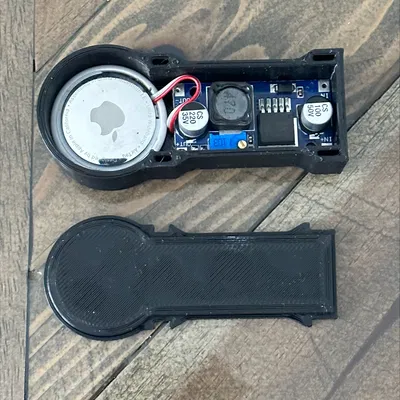 Vỏ Airtag Vehicle Tracker (không cần subscription) dùng LM2596