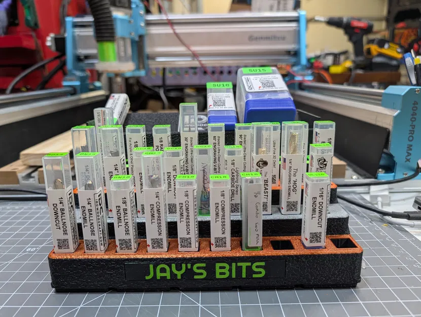 IDC Woodcraft Bit Organizer – Khay sắp xếp mũi CNC - Image 3