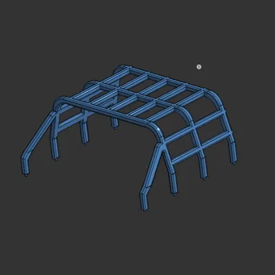 Klietka na Toyota LC79 (MN82) V2 – Khung bảo vệ (roll cage) bản ngắn