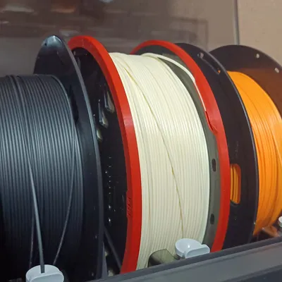 Adapter cuộn filament 194mm sang Bambu Lab AMS (200mm) có kẹp filament