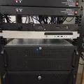 Giá rackmount 1U cho HP Elitedesk G3 mini - kệ gắn adapter nguồn - Thumbnail 1