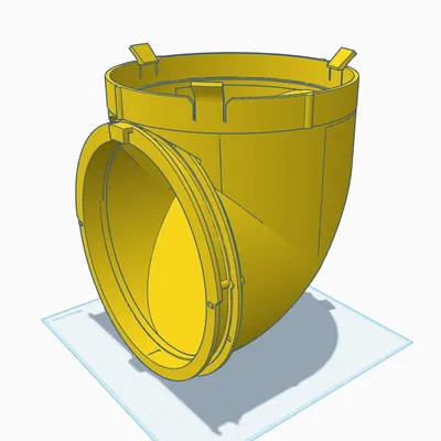 Adapter 90° cho máy lạnh (portable air conditioner)
