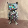 Flexi Cat – Mèo con articulated dễ thương, print in place - Thumbnail 1