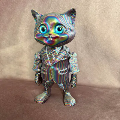 Flexi Cat – Mèo con articulated dễ thương, print in place