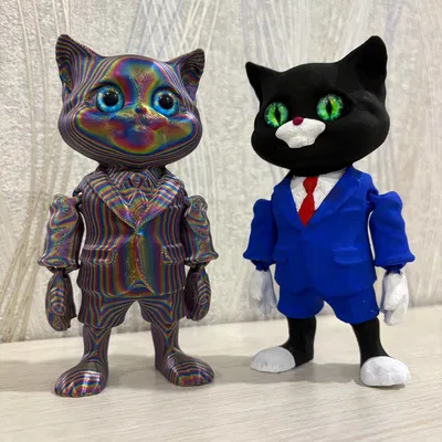 Flexi Cat – Mèo con articulated dễ thương, print in place