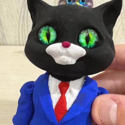 Flexi Cat – Mèo con articulated dễ thương, print in place