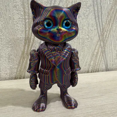 Flexi Cat – Mèo con articulated dễ thương, print in place