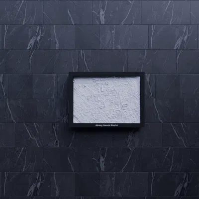 Almaty, Esentai District, Kazakhstan - Mô hình thu nhỏ 3D