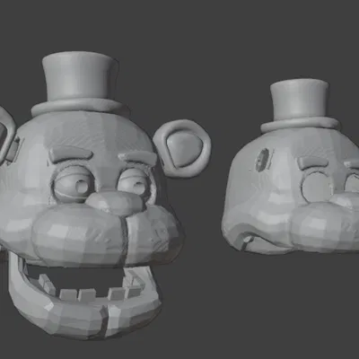 Mũ cosplay Freddy Fazbear tạo dáng được v4