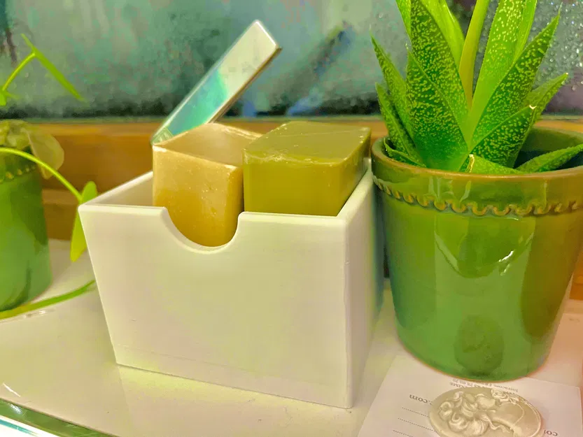 Khay Đựng Xà Phòng Tối Giản Với Hệ Thoát Nước Overengineered - Image 1