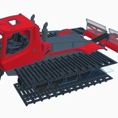 Pistenbully 1:14 R/C Fräse – Bộ phay cho xe Pistenbully 1:14