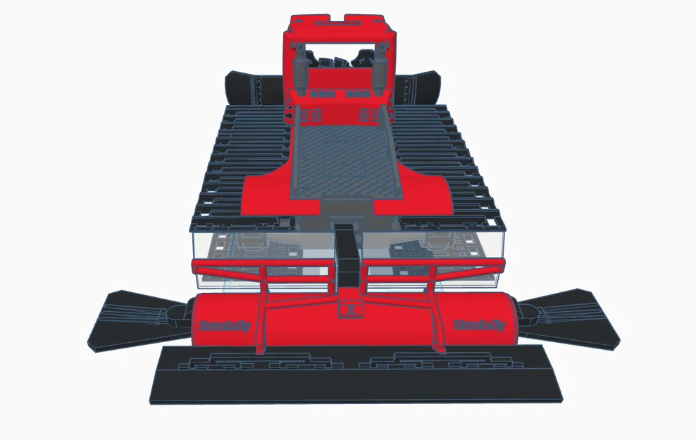 Pistenbully 1:14 R/C Fräse – Bộ phay cho xe Pistenbully 1:14 - Image 2