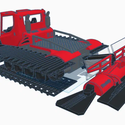 Pistenbully 1:14 R/C Fräse – Bộ phay cho xe Pistenbully 1:14