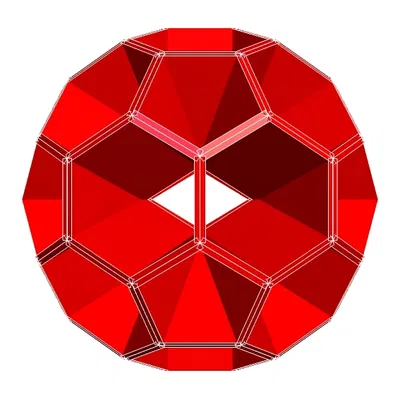 HOLDEN GOLDEN TRUNCATED ICOSAHEDRAL NOLID 1