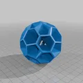 HOLDEN GOLDEN TRUNCATED ICOSAHEDRAL NOLID 1 - Thumbnail 3