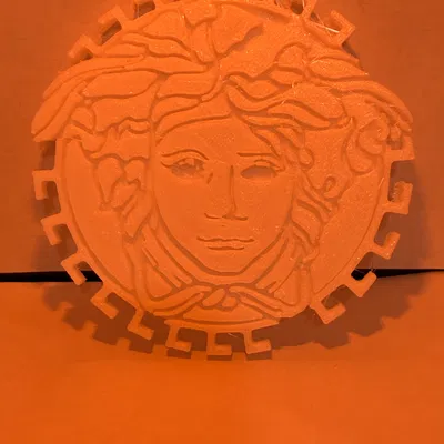 Logo Versace (Medusa) – mẫu trang trí in 3D