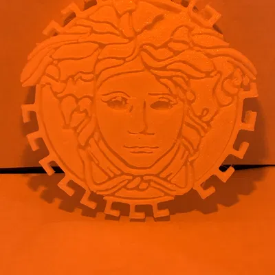 Logo Versace (Medusa) – mẫu trang trí in 3D
