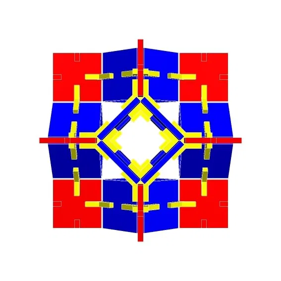 Bộ mô hình 60 Part Holden Cuboctahedral Polysurface - Image 7