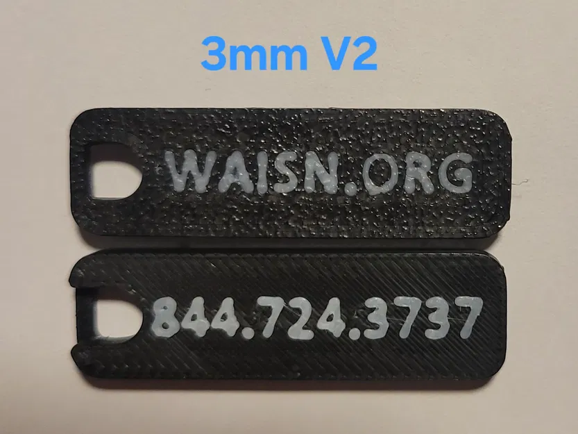 Còi túi mỏng phẳng (Flat Pocket Whistles) - WAISN - Image 2