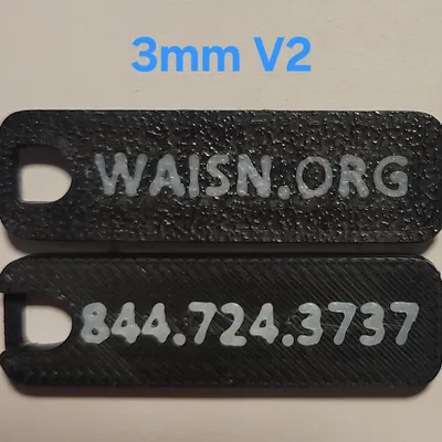 Còi túi mỏng phẳng (Flat Pocket Whistles) - WAISN