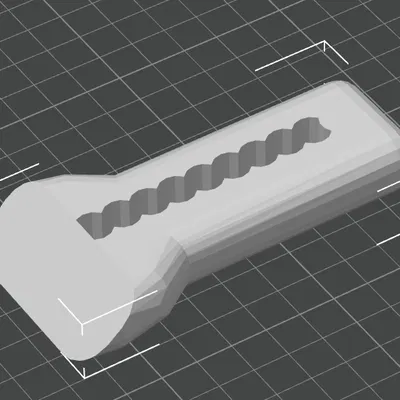 3d Druker spachtel (dao trét/bay trét) in 3D