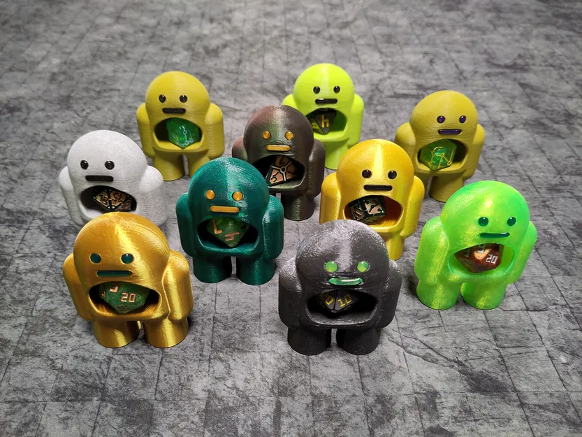 Emotional Support Dice Golem – Golem giữ xúc xắc xả stress - Image 1