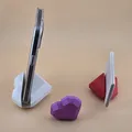 Bộ Trái Tim Low Poly Có Rãnh Đỡ Điện Thoại & Danh Thiếp – Quà Valentine - Thumbnail 3