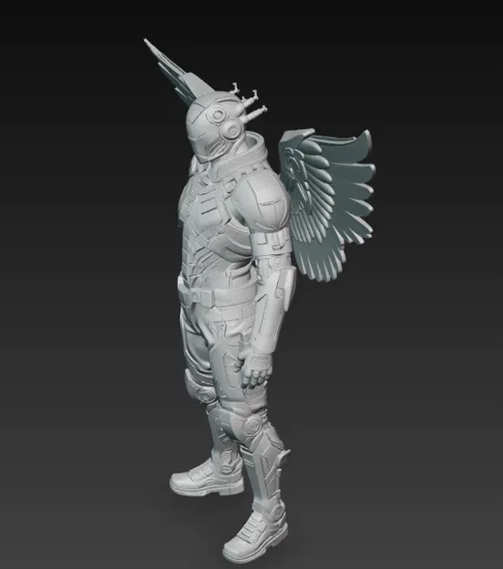 Cyberpunk Angel Soldier 2 – Thiên thần chiến binh phong cách cyberpunk - Image 2