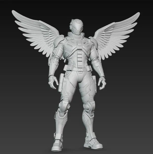 Cyberpunk Angel Soldier 3 – Thiên thần lính phong cách cyberpunk - Image 3