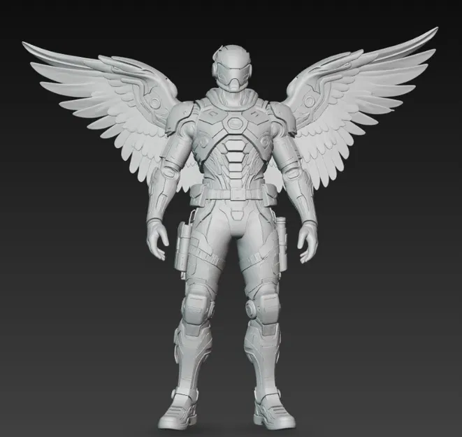 Cyberpunk Angel Soldier 4 - Image 2