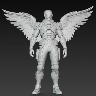 Cyberpunk Angel Soldier 4