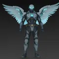 Cyberpunk Angel Soldier 4 - Thumbnail 4