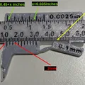 Thước cặp kẹp (Clamp Caliper) bỏ túi in 3D có clamp - Thumbnail 3