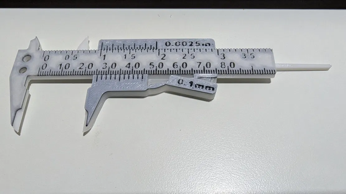 Thước cặp kẹp (Clamp Caliper) bỏ túi in 3D có clamp - Image 6