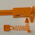 Thước cặp kẹp (Clamp Caliper) bỏ túi in 3D có clamp - Thumbnail 8