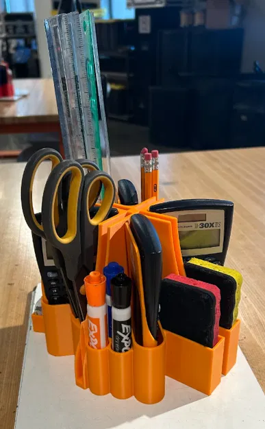 Vách ngăn bài kiểm tra & khay đựng đồ dùng lớp học (Classroom Test Divider and Supply Holder) - Image 1