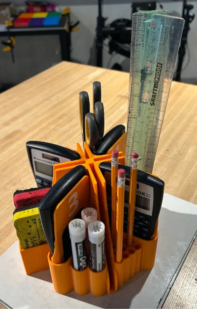 Vách ngăn bài kiểm tra & khay đựng đồ dùng lớp học (Classroom Test Divider and Supply Holder) - Image 2