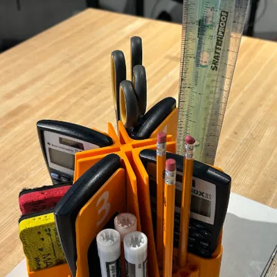 Vách ngăn bài kiểm tra & khay đựng đồ dùng lớp học (Classroom Test Divider and Supply Holder)