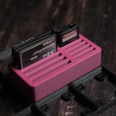 Khay Gridfinity đựng thẻ CF & SD (2x1)