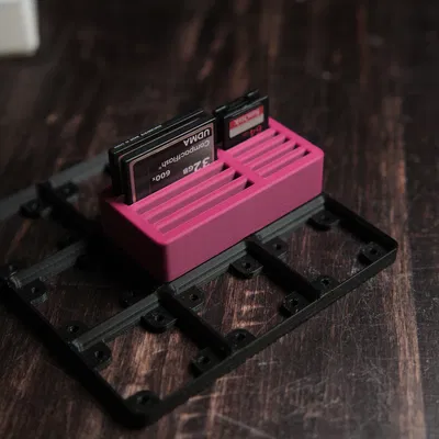 Khay Gridfinity đựng thẻ CF & SD (2x1)