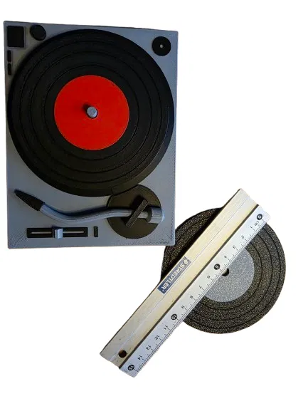 Turntable kèm lót ly đĩa vinyl - Image 1