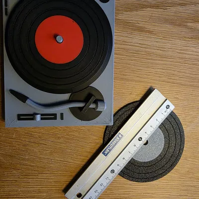 Turntable kèm lót ly đĩa vinyl