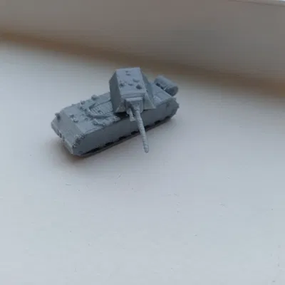 Xe tăng Đức Maus tỉ lệ 1:200 (1:200 maus)