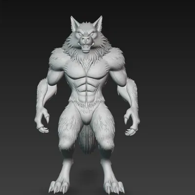 Mô hình 3D Người sói (Werewolf)