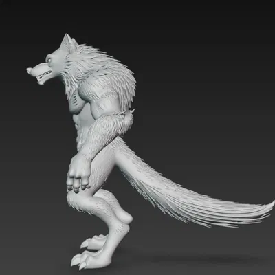 Mô hình 3D Người sói (Werewolf)