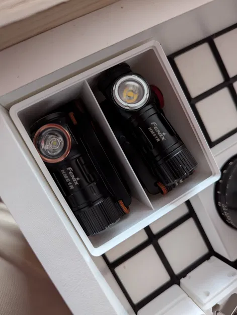 Hộp Gridfinity cho đèn đội đầu (Headlamp) - Image 2