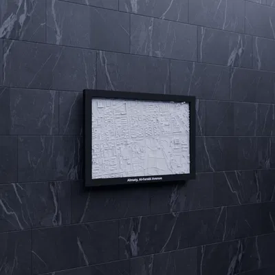 Almaty, Al-Farabi Avenue, Kazakhstan - Mô hình thu nhỏ 3D