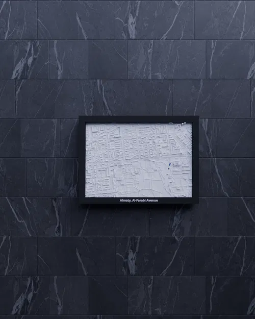 Almaty, Al-Farabi Avenue, Kazakhstan - Mô hình thu nhỏ 3D - Image 5